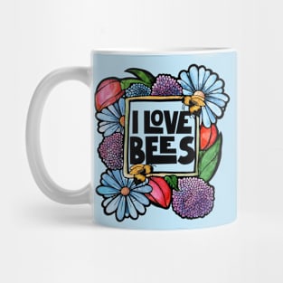 I Love Bees Mug